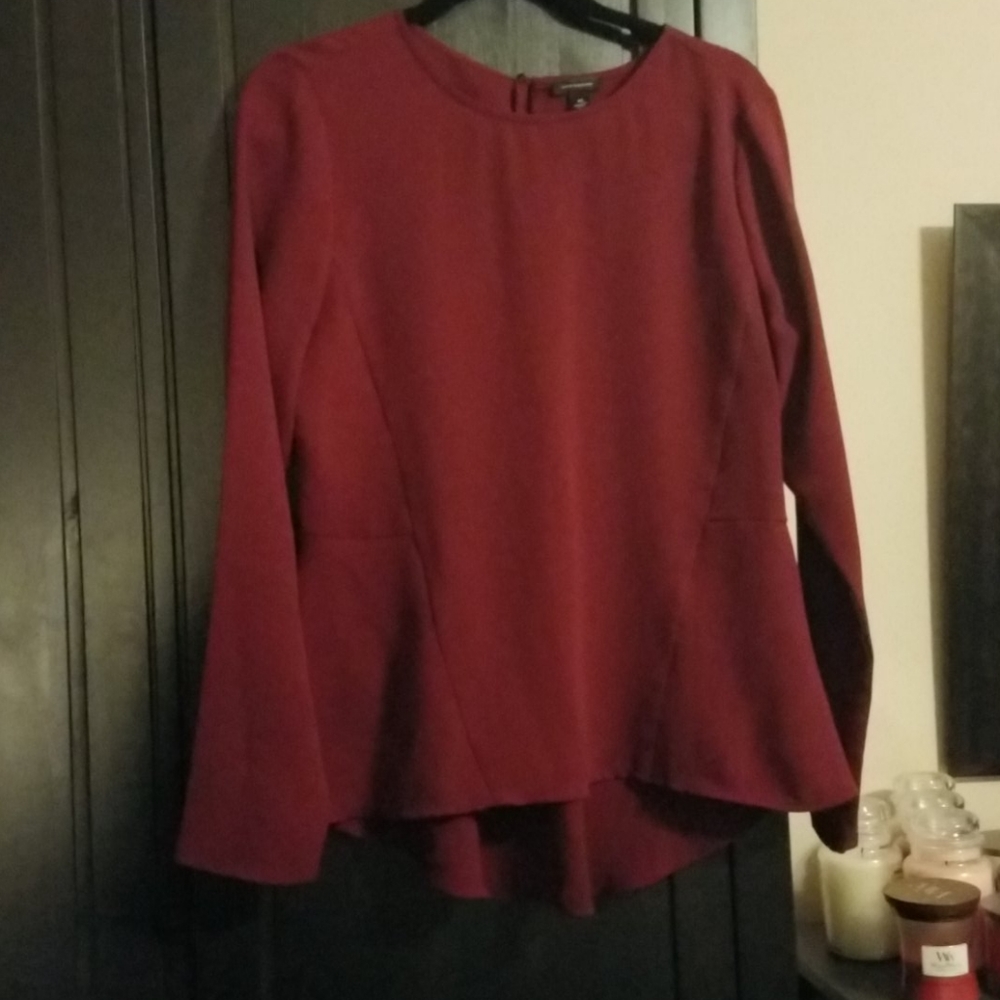Anne Taylor peplum blouse